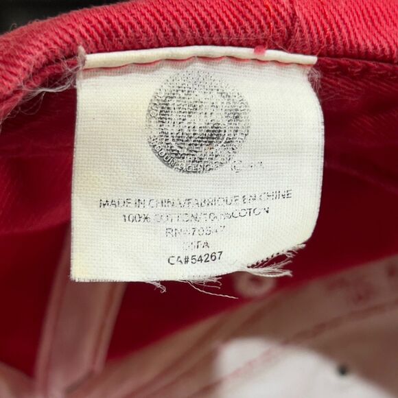 Detroit Red Wings Red White Baseball Cap One Size Fits Most Adjustable Hat - Picture 10 of 10